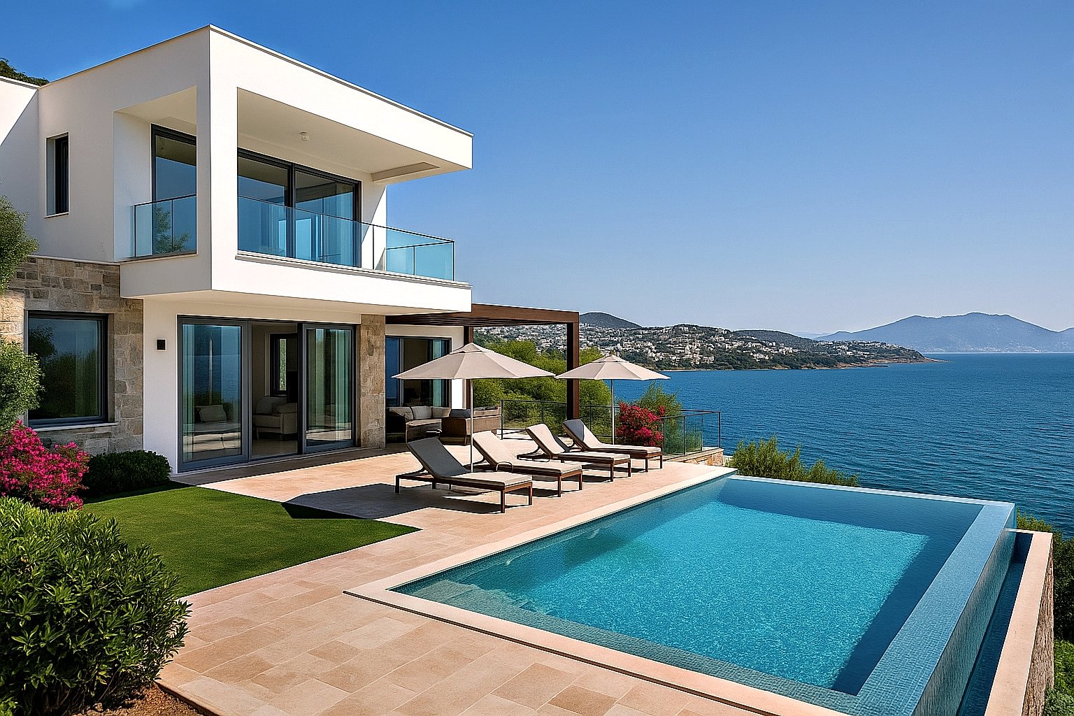 Bodrum tadilat dekorasyon yazlık ev iç mimari uygulaması